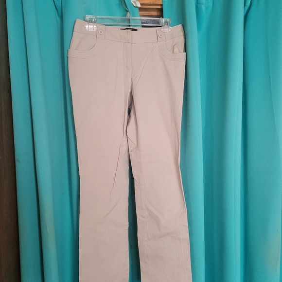 Victoria's Secret Pants - Body By Victoria Beige Straight Leg Pants Size 6